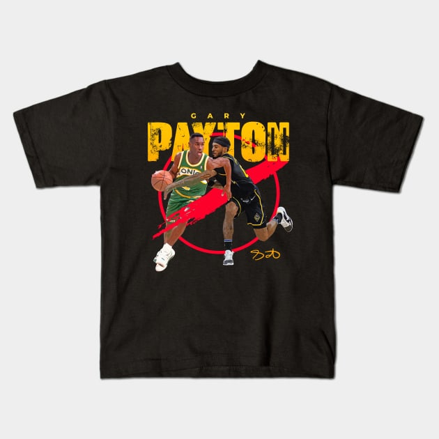 Gary Payton II Kids T-Shirt by Juantamad